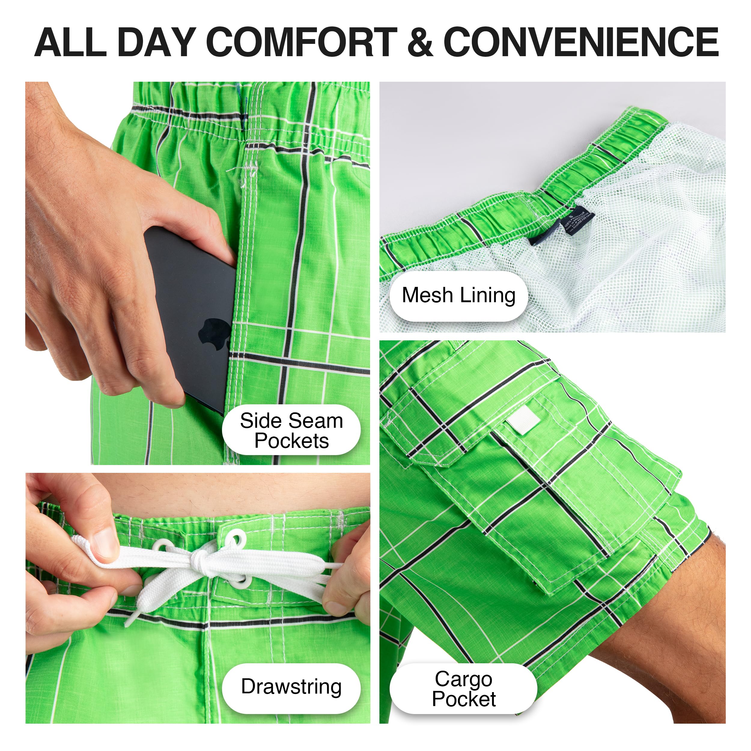 Men's Flex 9" Swim Trunks