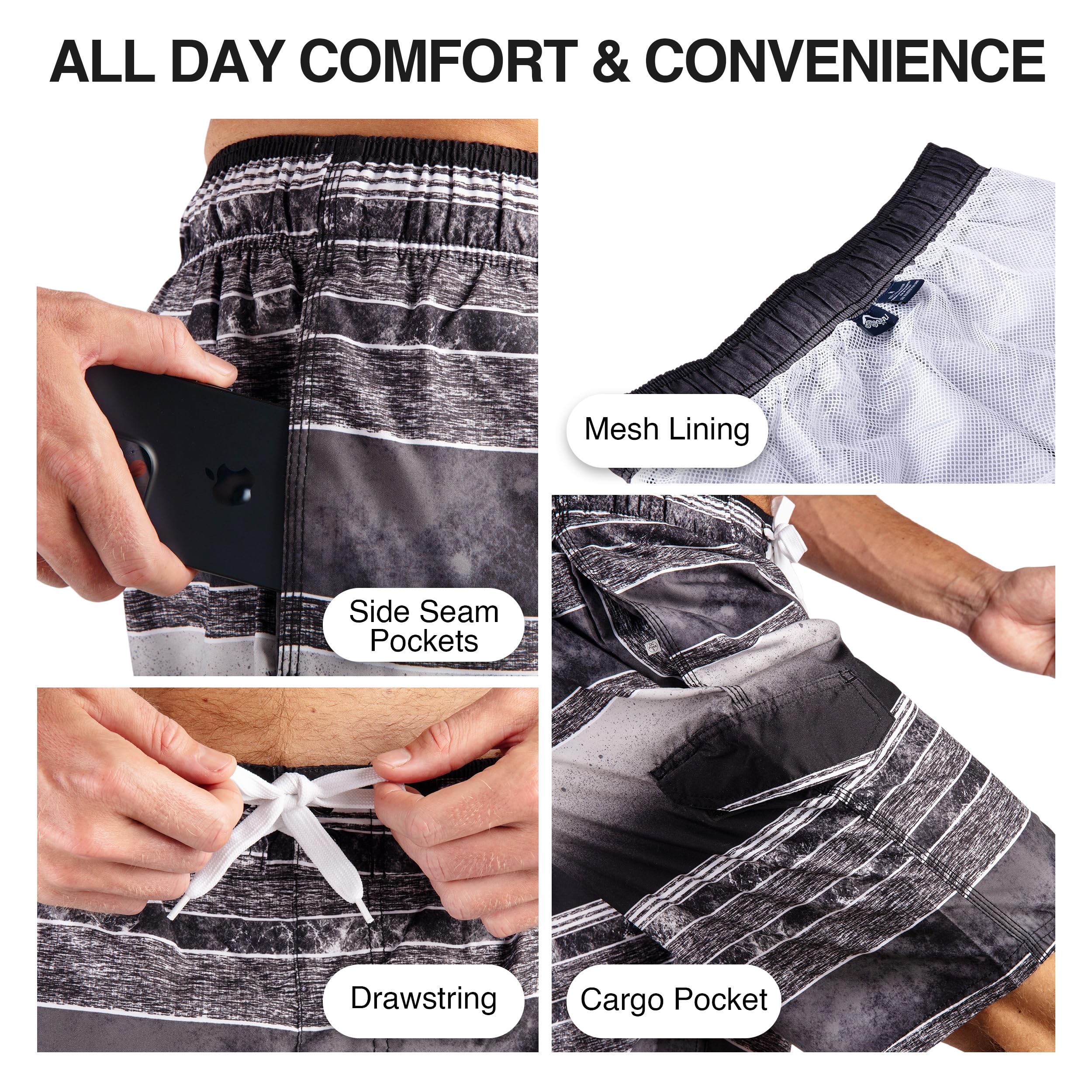 Men's Mileage 9" Swim Trunks