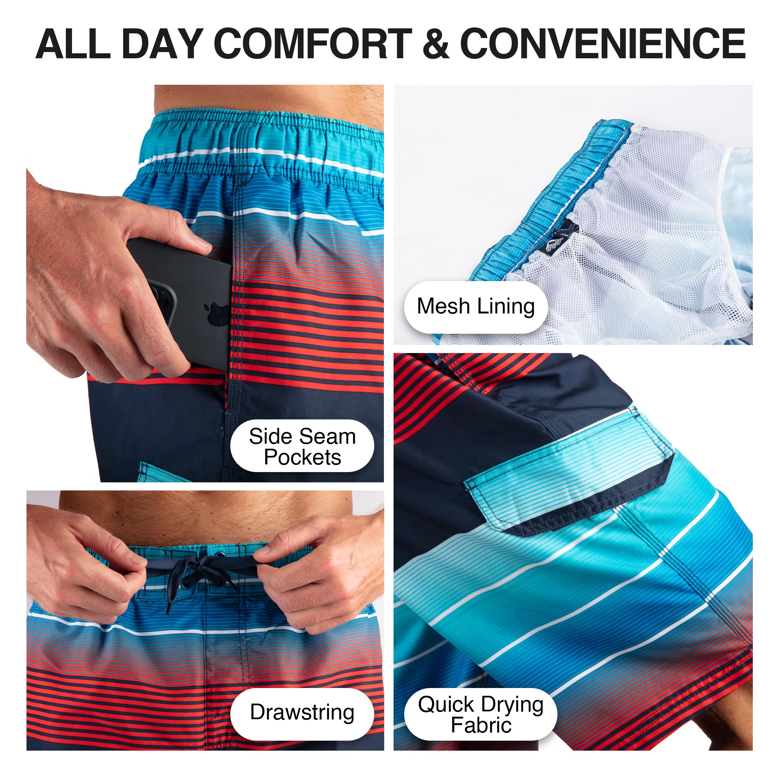 Men's Echelon 9" Swim Trunks