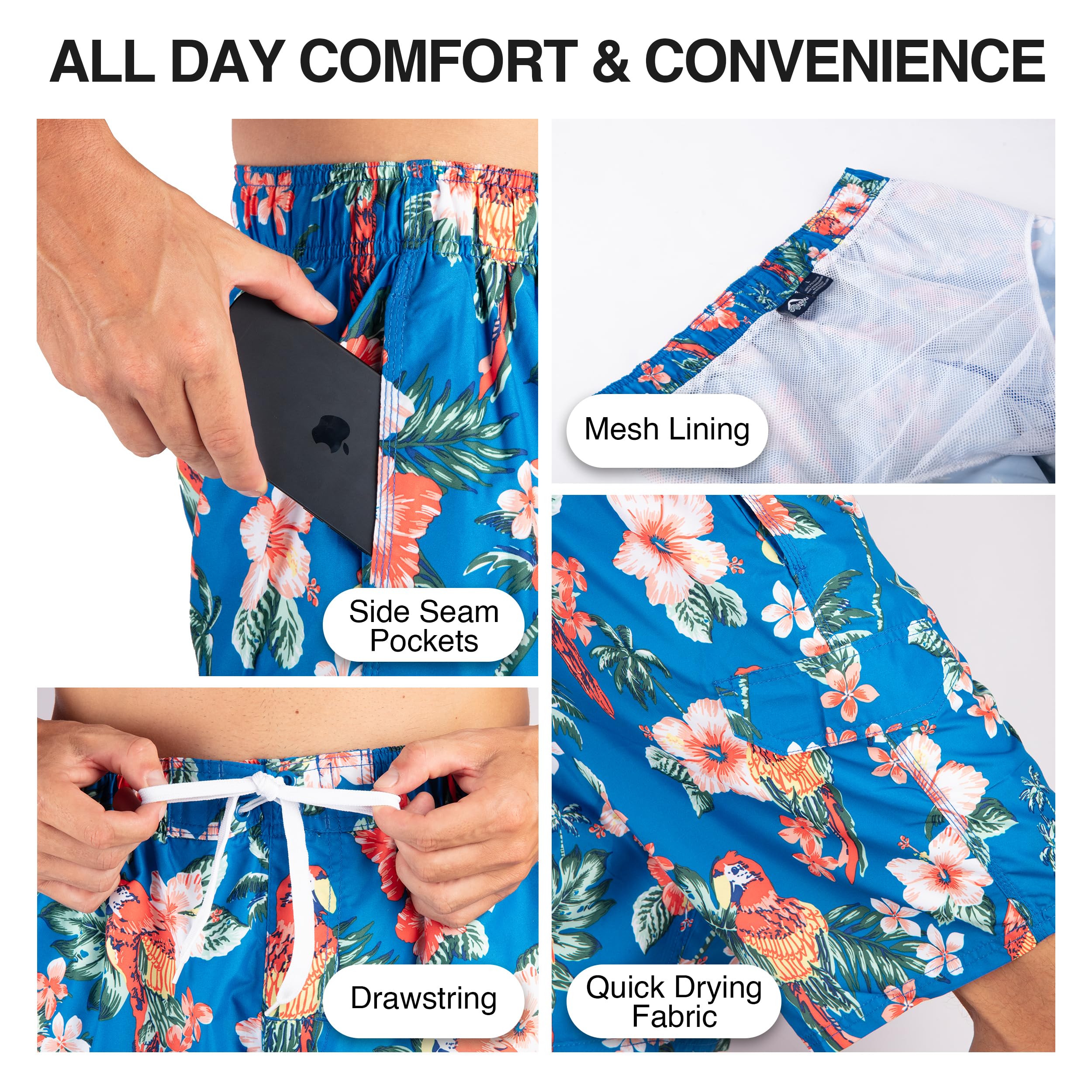 Men's Fiji 9" Swim Trunks