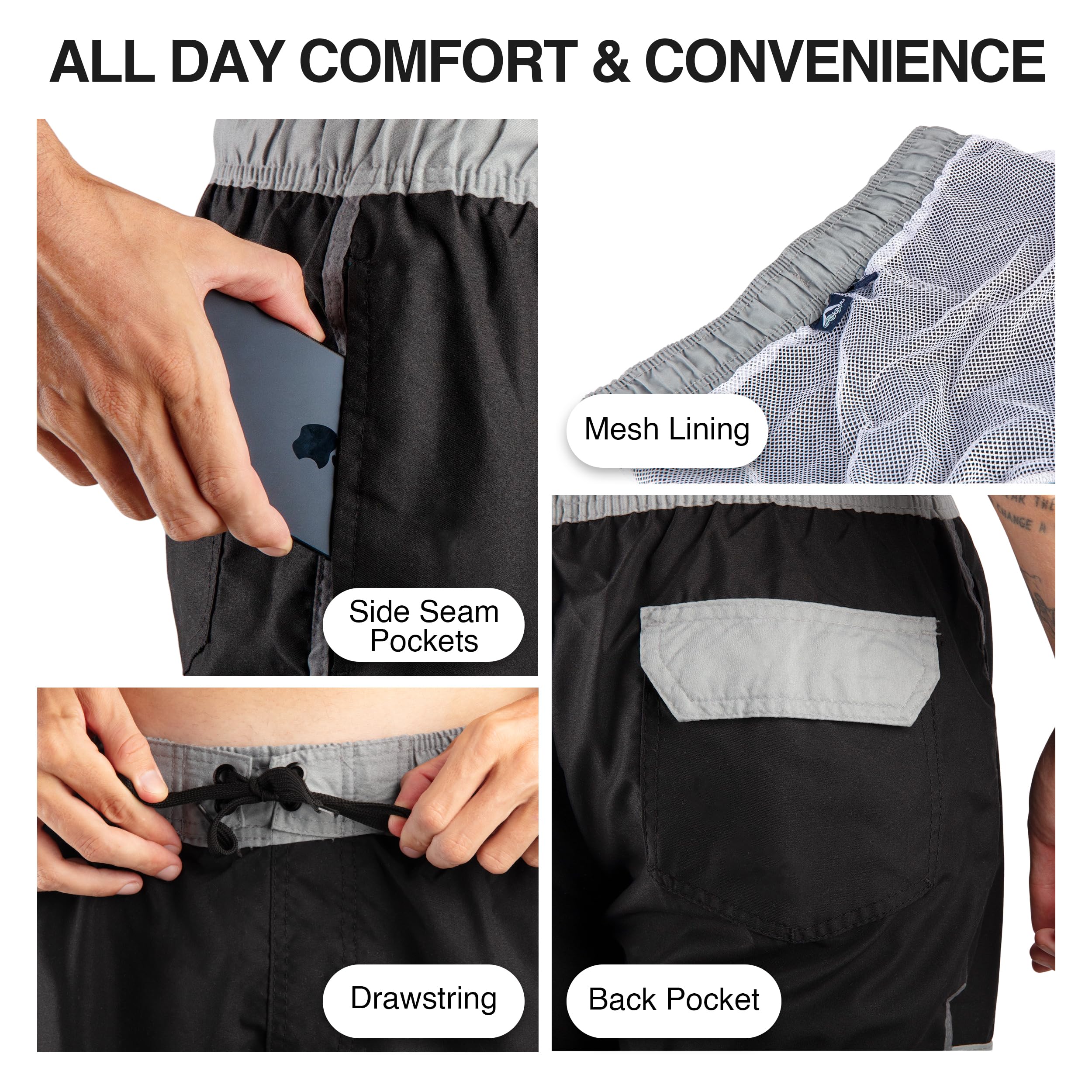 Men's Carter 9" Swim Trunks