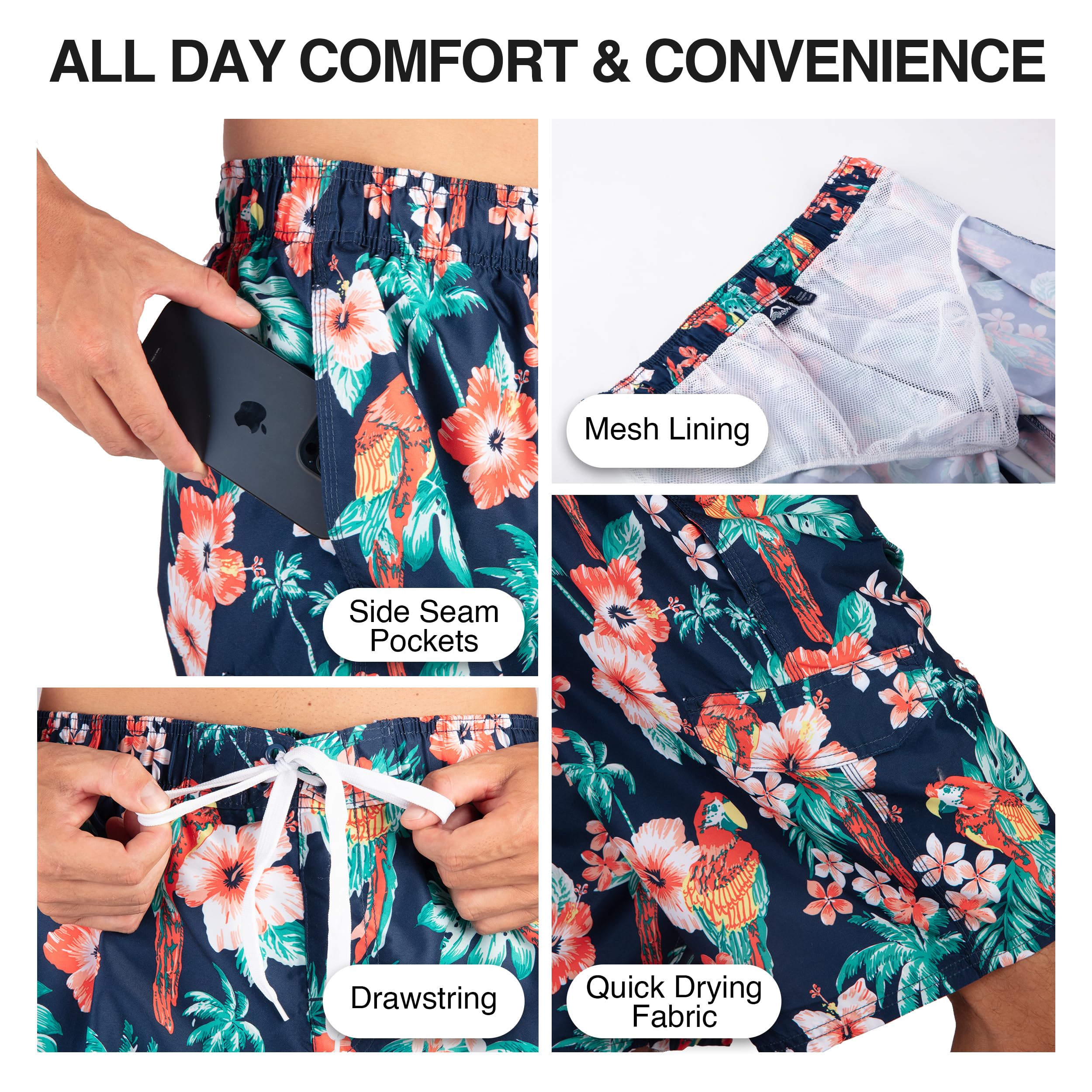 Men's Fiji 9" Swim Trunks
