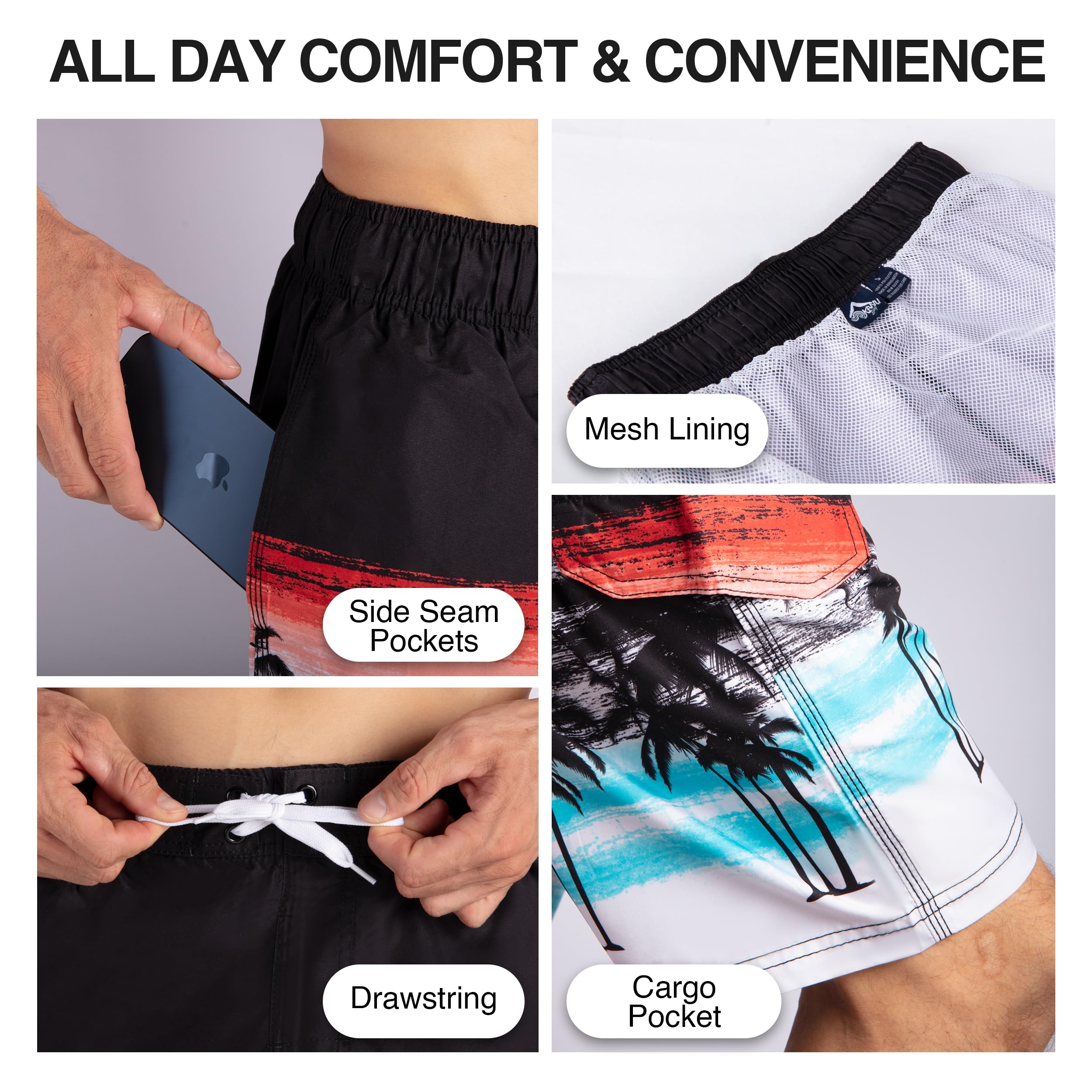 Men's Seaside 9" Swim Trunks