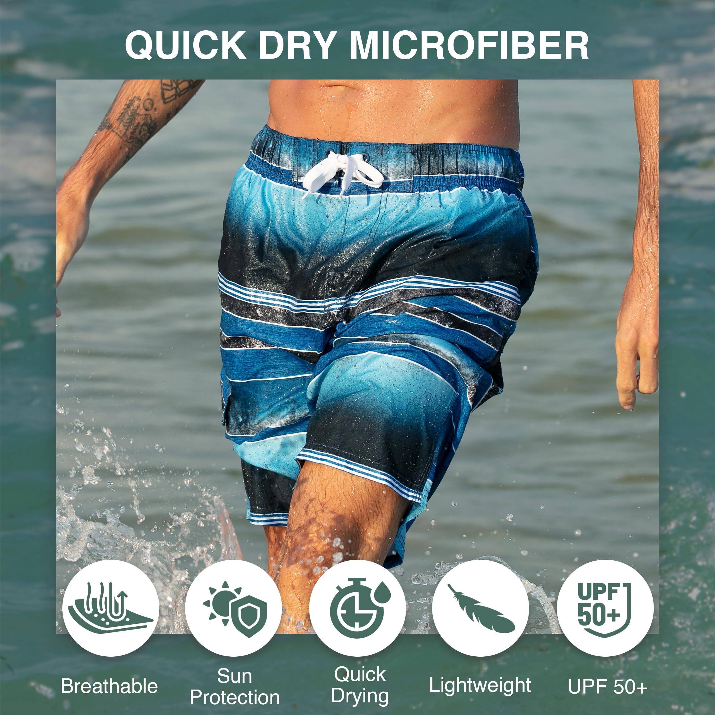 Men's Mileage 9" Swim Trunks