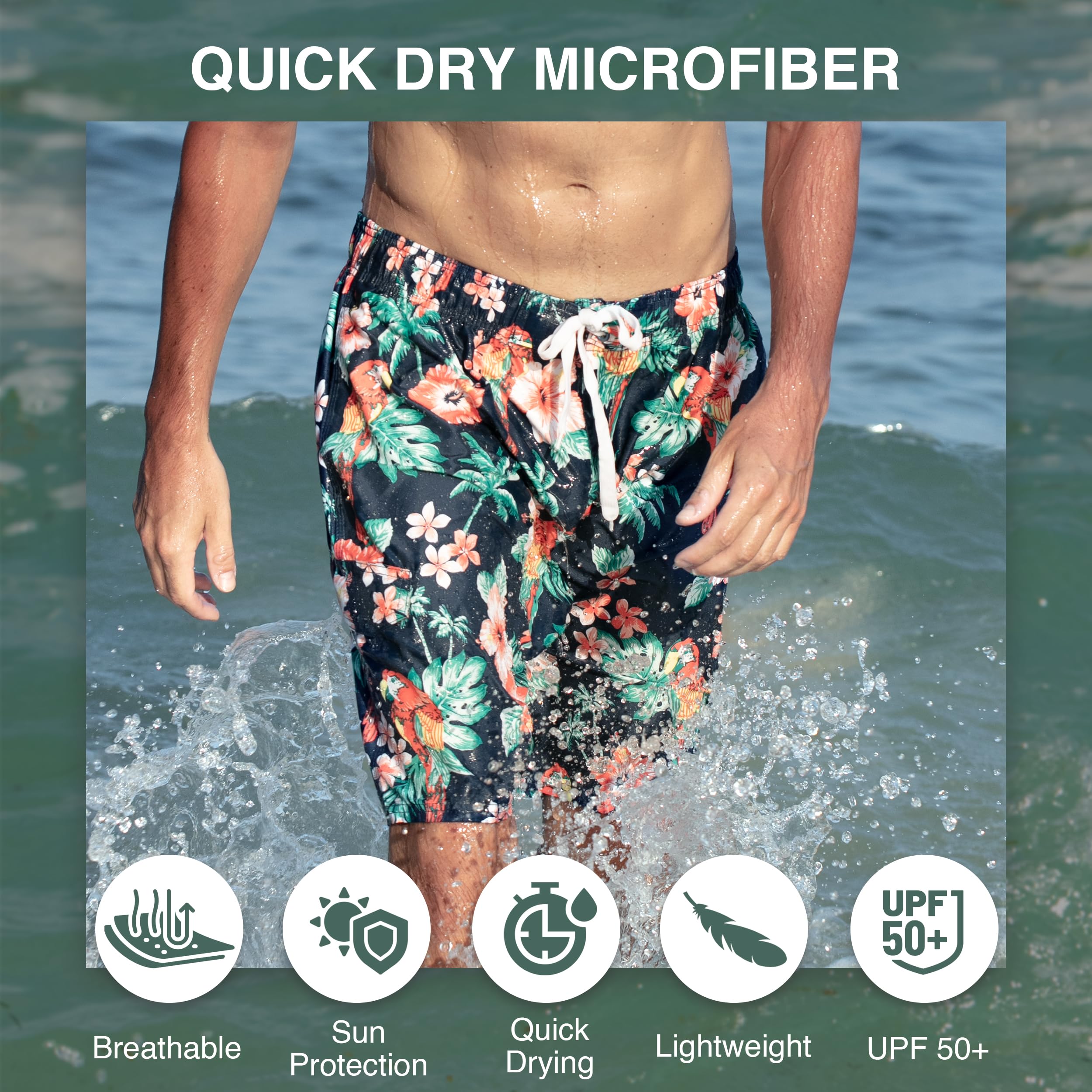Men's Fiji 9" Swim Trunks