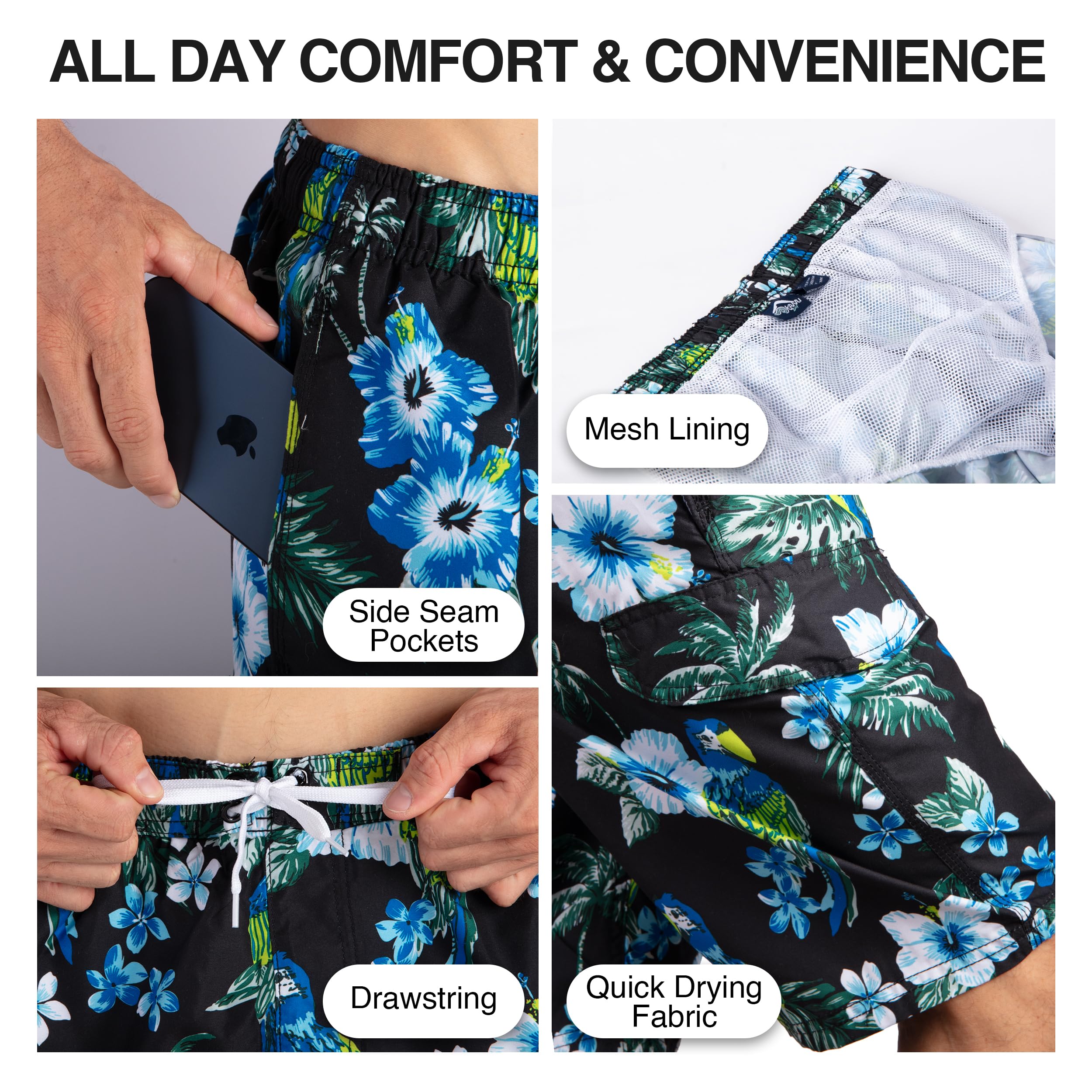 Men's Fiji 9" Swim Trunks
