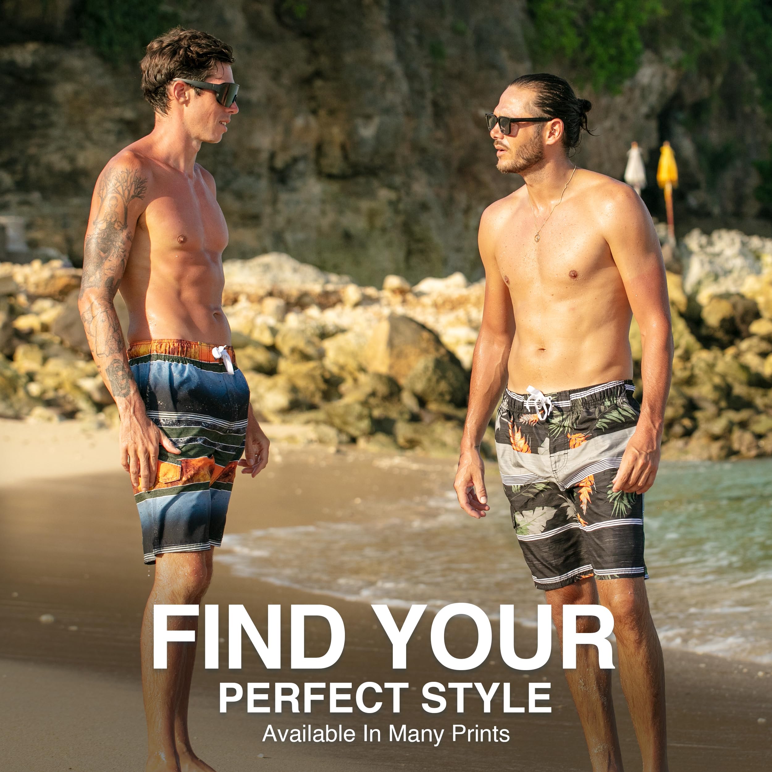 Men's Mileage 9" Swim Trunks