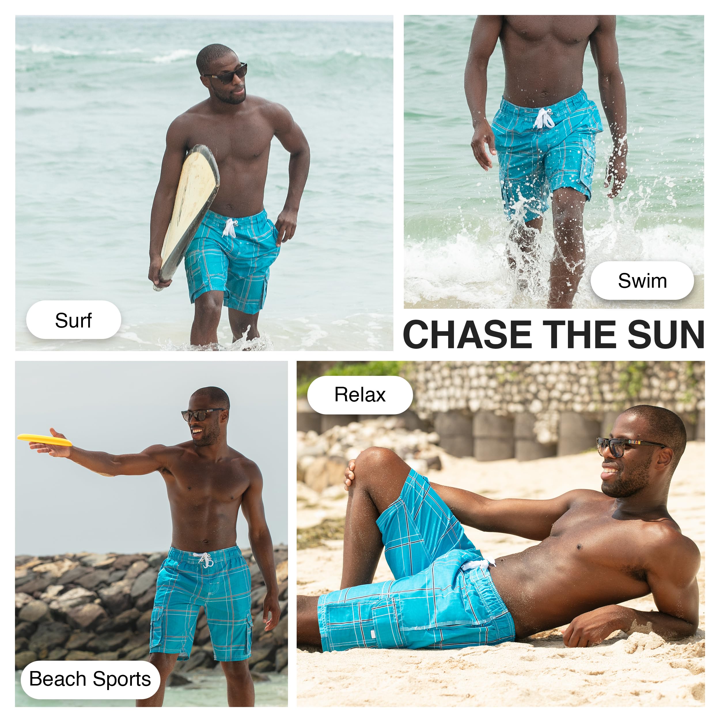 Men's Flex 9" Swim Trunks