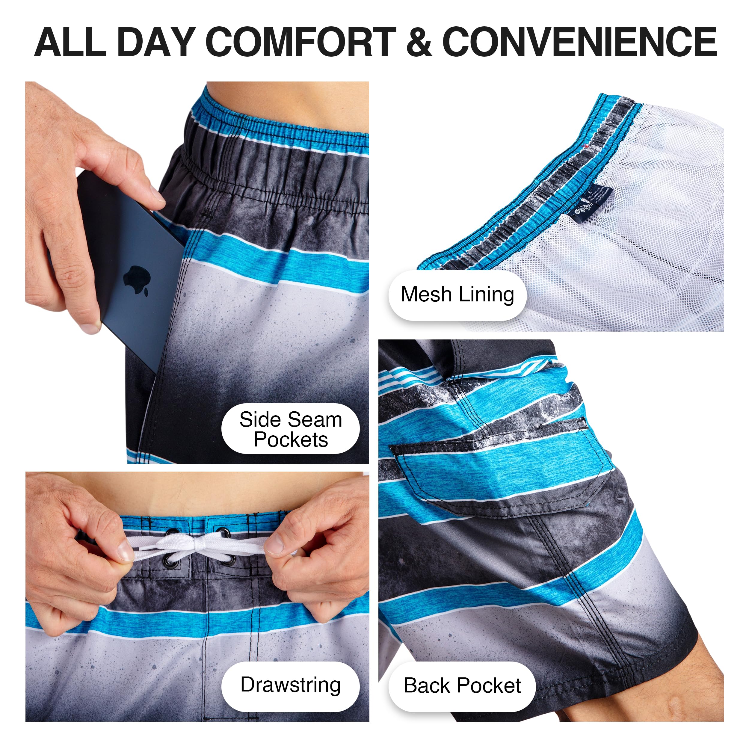 Men's Mileage 9" Swim Trunks
