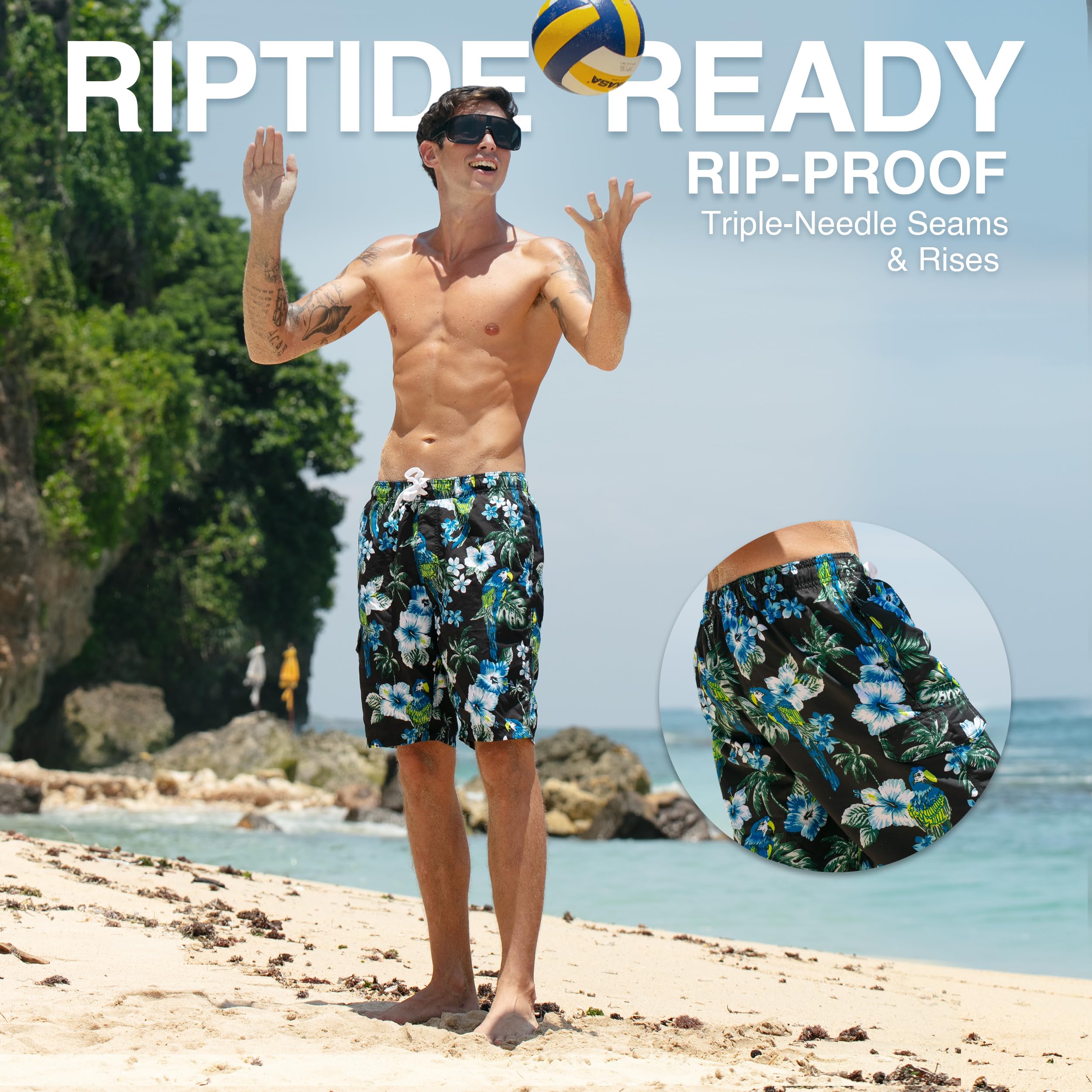Men's Fiji 9" Swim Trunks