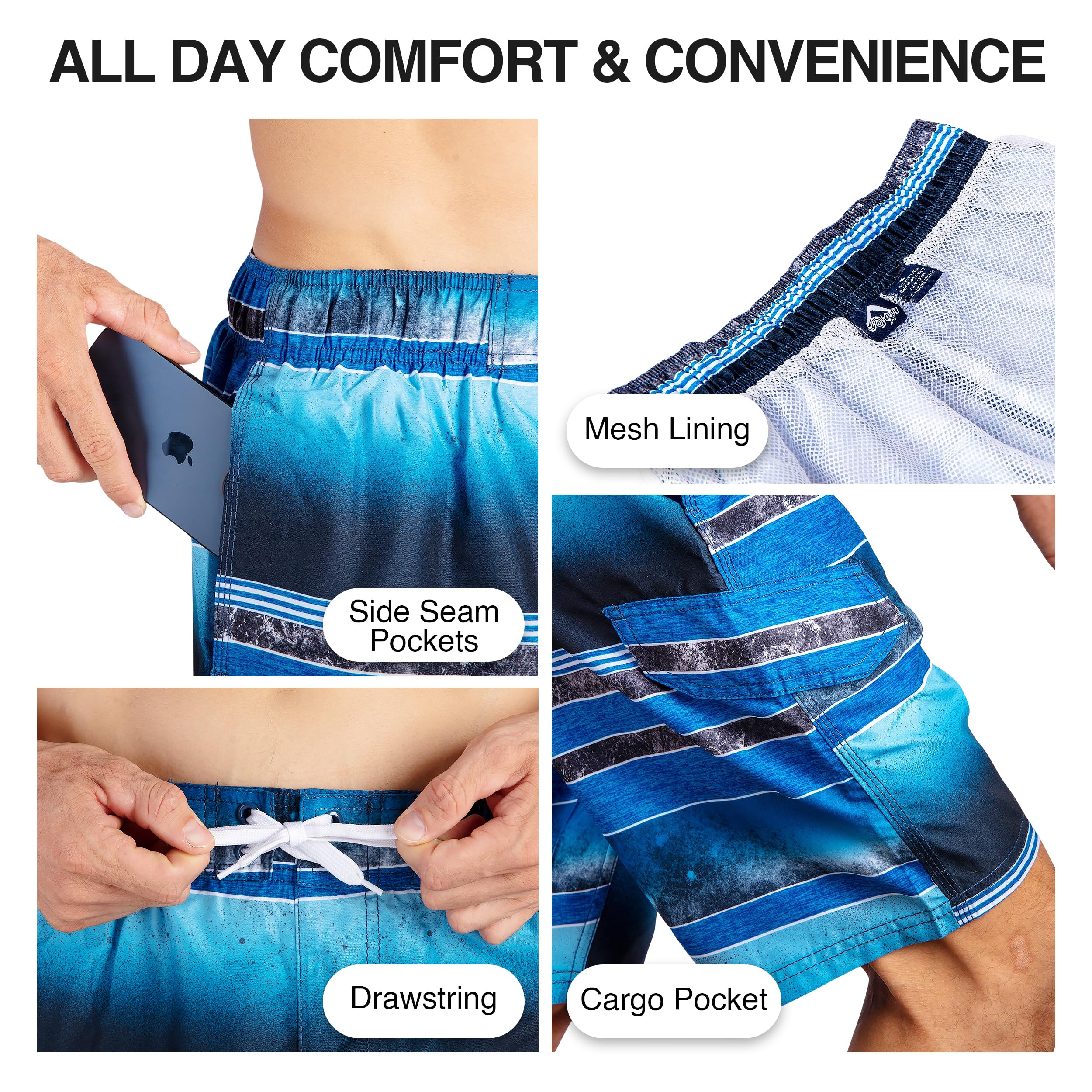 Men's Mileage 9" Swim Trunks