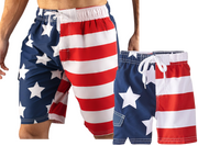 Father + Son Patriot Swim Trunks